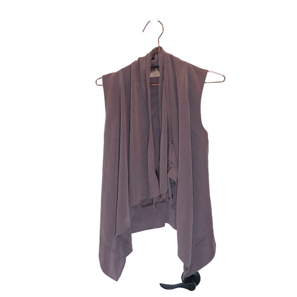 CALIA by Carrie Underwood dusty purple drape neck sleeveless over piece XS\
